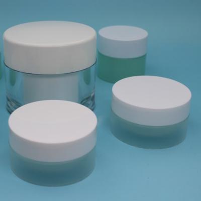 China Plastic Cosmetic Packaging Skin Care Cream Cream Jar Skin Care Cream for sale