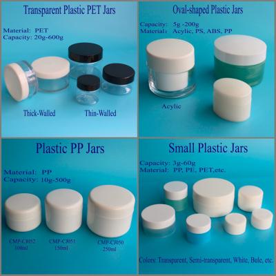 China Shopping Most Popular China Workshop Plastic Cosmetic Jars for sale