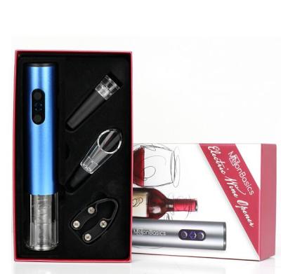 China SUNWAY Amazon High Quality Promotional Automatic Electric Corkscrew Wine Opener Gift Set For Holiday Present for sale