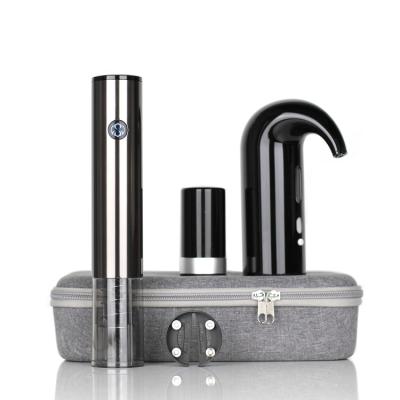 China Stocked Cheap Sunway Amazon Success Price Electric Wine Aerator Pourer Wine Opener Gift Set for sale