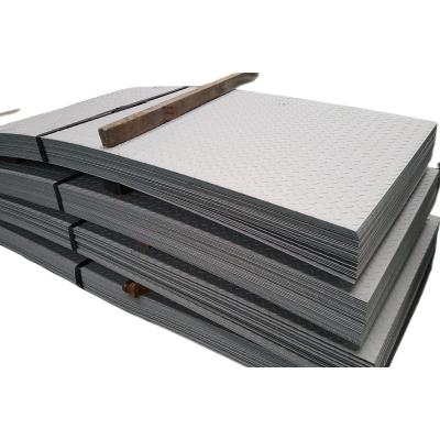 China Beautiful Appearance Hot Rolled China Iron Steel Patterned Corrugated Steel Plate With Lath And Lentilform for sale