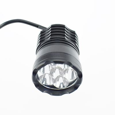 China Motorcycle Aluminum Housing 6 Accessories Led 60w Led Motorcycle Headlight Spot Beam for sale