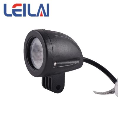 China Die Cast Aluminum Alloy 10-30V10W LED Housing Work Light 6500K With Devil Eyes For Motorcycle for sale