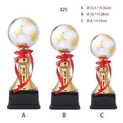 China China Soccer Gold Football Plastic Trophy Cup for sale