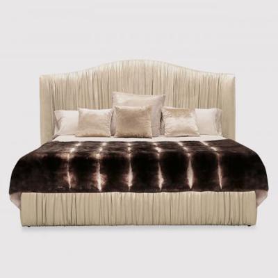 China With High Headboard Beds Modern Wooden King Luxury Bed With High Headboard Beds for sale