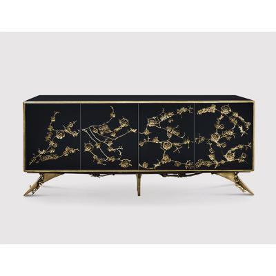 China Iving Room Storage Dining Cabinets 2019 New Design Luxury Pull Brass Cabinet For Living Room Storage Dining Cabinets for sale