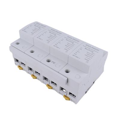 China 3 Phase Surge Protection Device For 40ka 1000v AC SPD Photovoltaic Price SLLYB-II100-4P for sale