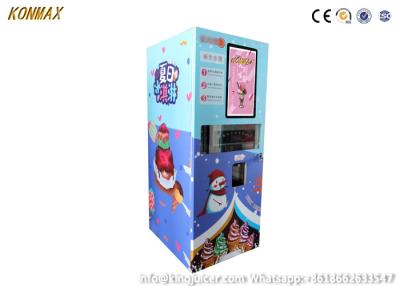 中国 70g/Cupキャッシュ カードの支払のリモコンのソフト クリームの自動販売機 販売のため