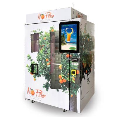 China Máquina expendedora recientemente exprimida automática del zumo de naranja para el anuncio publicitario en venta