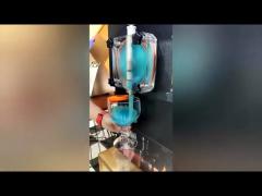 Double Tank Frozen Slush Machine Low Noise Desktop Type