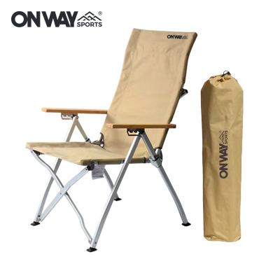 China Latest Design Modern Portable Outdoor Adjustable Backrest Multi-position Reclining Folding Camping Chair for sale