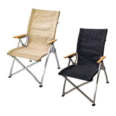 China OnwaySports Lightweight Quality Low Seat Folding Camp Chair Made From Comfortable Canvas With Carry Bag for sale