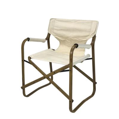 China OnwaySports Durable Outdoor Foldable Aluminum Beach Material Wooden Director Chair for sale