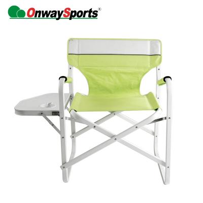 China Durable Material Outdoor Portable Aluminum Onwaysports Meeting Folding Chair With Tablet for sale