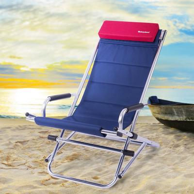 China Durable Onwaysports Material Outdoor Beach Sea Aluminum Traveling Folding Lawn Chair OW-62 for sale