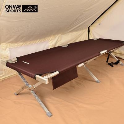 China 600D Oxford Cloth Onwaysports Aluminum Army Cradle Outdoor Portable Foldable Traveling Camping Bed For Picnic for sale