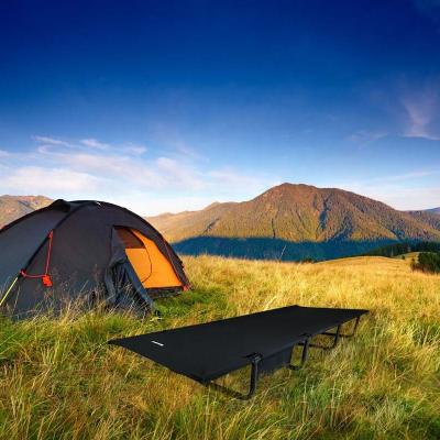 China Outdoor Camping Raising Picnic Outdoor Cheap Metal Camping Tent Aluminum Cradle Traveling Foldable Bed for sale