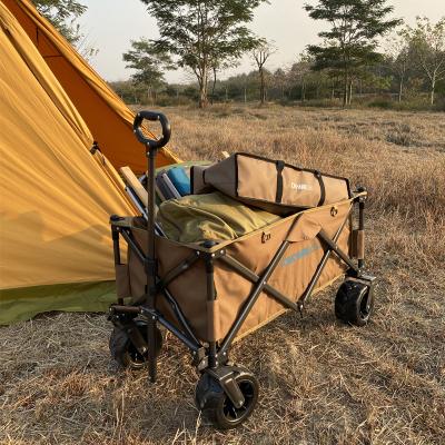 China Outdoor Camping Hiking Portable Folding Outdoor Camping Trolley Luggage Trolley Traveling Trolley for sale