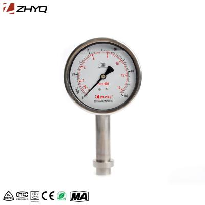 China Liquid Filled Pressure Gauge Pressure Gauge Indicated Pressure Gauge PT124Y-622 for sale