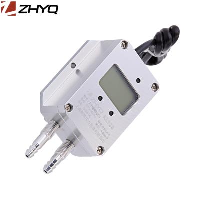 China Duralumin Digital Wind Differential Pressure Transmitter Sensor 4-20mA Air Pressure Differential Transmitter for sale