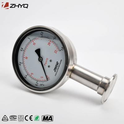 China Homogenizer Stainless Steel Diaphragm Pressure Gauge Anti-Corrosion Compound Diaphragm Pressure Gauges for sale