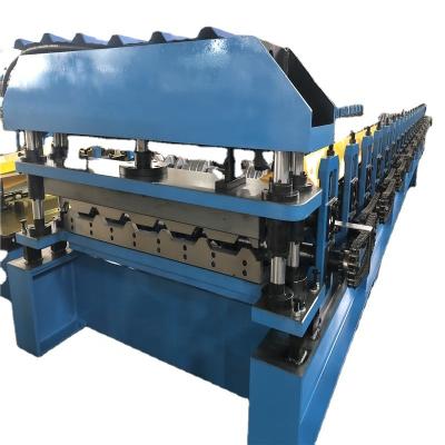 China Hotels Sheet Roll Forming Chain Drive Machine for sale