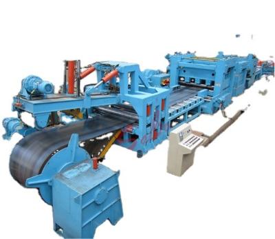 China Hot rolled steel high speed decoiler-slitting-rewinding machine line for sale