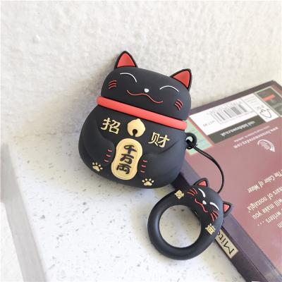 China For air i12 earphone case silicone cute 2020 anime with hook cover for air box for sale