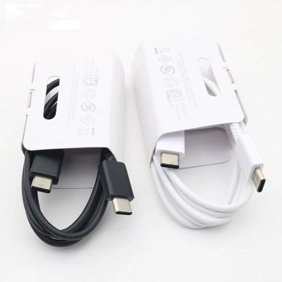 China Mobile Phone For Note 10 Dual USB Type-C To Type-C Cable Fast Charging Cable For Galaxy S10 S9 S8 Plus Note 10 Pro A31 A51 A71 A91 A8S A9S for sale