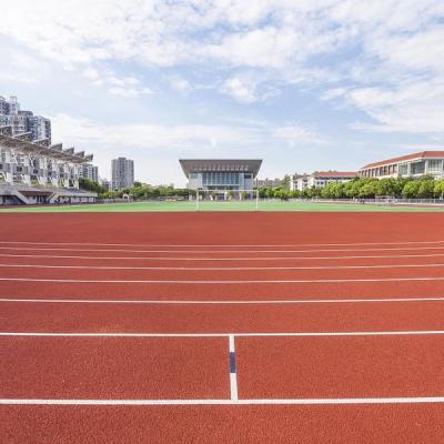 China IAAF-Zertifikat-synthetische athletische Bahn-vorfabriziertes System für Schule zu verkaufen