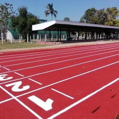 China Eco Friendly Prefabricated Rubber Running Track With IAAF Approved zu verkaufen