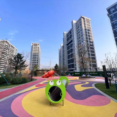 Китай Multicolor животные делают по образцу настил зерна EPDM резиновый для детей Palyground продается