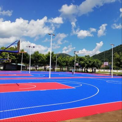 Chine Carrelages de verrouillage extérieurs de polypropylène pour le court de tennis de basket-ball à vendre