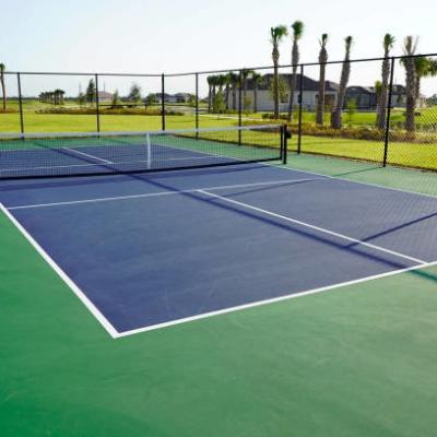 China Pickleball Court Roll Sports Flooring Supplier Pickelball Court Flooring Roll Full Size for sale