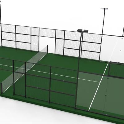 China Outdoor Synthetic Smooth Padel Tennis Court Easy Installation en venta