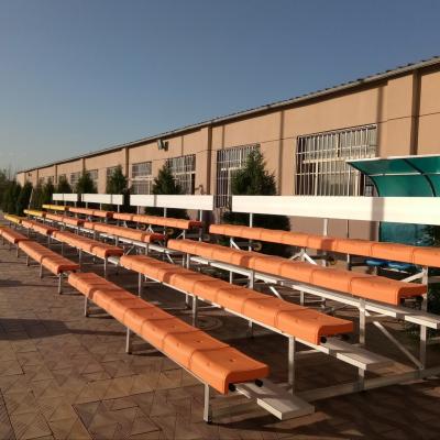 中国 Sports Stadiums Public Parks Seat Outdoor Metal Bleachers With Required Assembly 販売のため