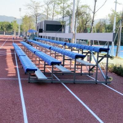 China 20PCS / 36PCS Seat Outdoor Metal Bleachers With Optional Guardrail zu verkaufen