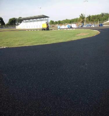 China Weather And Uv Resistant Rubber Running Track 400M Length Fade Resistant zu verkaufen