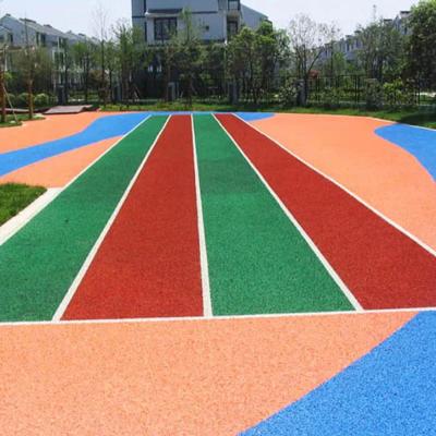 中国 Rectangular Athletic Running Track 6Mm Weather Resistant Low Maintenance 400M Long 販売のため