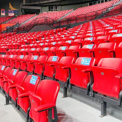 中国 High Weather Resistance Plastic Stadium Benches for Stadium Seating 販売のため