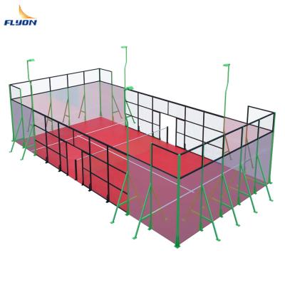 China Green Padel Tennis Court With Smooth Synthetic Surface à venda