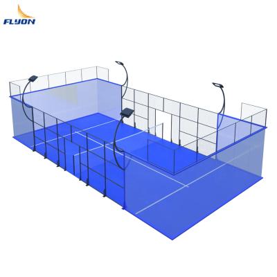 China Green Padel Court Fácil instalação para desempenho à venda