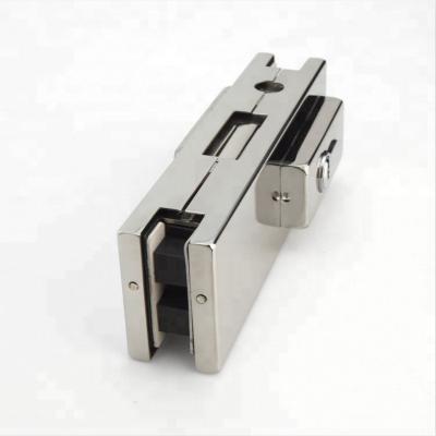 China 10-12 cm tempered glass l hardware patch fit glass door lock for sale