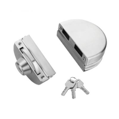 China Hot Selling Modern Single Side Open Double Door Tempered Glass Door Lock Accessories for sale