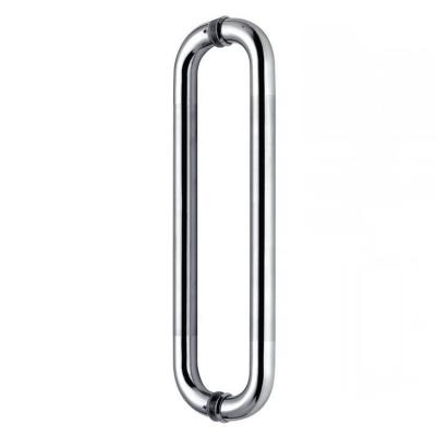 China Door China Manufacturer Supply High Quality O Shaped 8K Stainless Steel Polished Pull Handle For Glass Door Shower Bar Handle K-7003 for sale