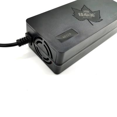 China 2019 high quality electric vehicle 54.6V 2A battery charger for 48V lithium battery pack 48v battery charger for sale