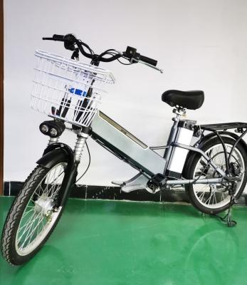 China Hot Sale 48v 350W Carbon Steel Double Battery Electric Bicycle Electric Vehicle Electric Bike Made in China Factory for sale