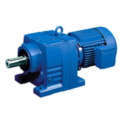 China High Torque R Series Sports Washing Machine Gearbox Reducer 2:1 Ratio Helical Gearbox For Conveyor Belt for sale