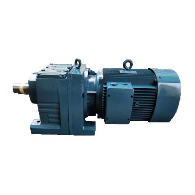 China Hot Sale China High Torque R Series Gearbox Conveyor High Torque Helical Geared Motor for sale