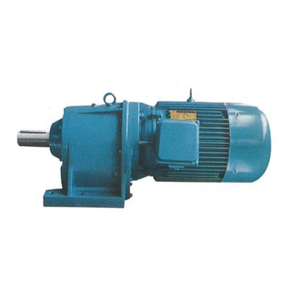 China Foot-mounted Three-stage or Two-stage High Torque R Series Helical Gear Box Worm Gear Reductor Waterproof Gearbox for sale